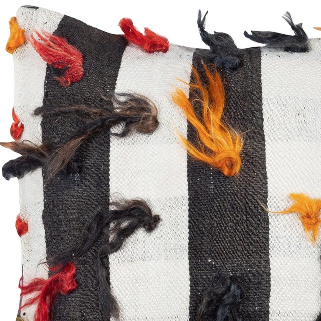 Traditional 15"x15" Vintage Kilim Cushion Cover. Accent Pillow. Handmade Throw Pillow Cover For Sale - Image 3 of 4