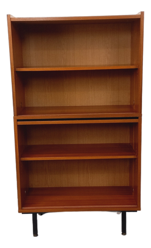 Vintage Teak-Style Mahogany Bookcase, 1960s
