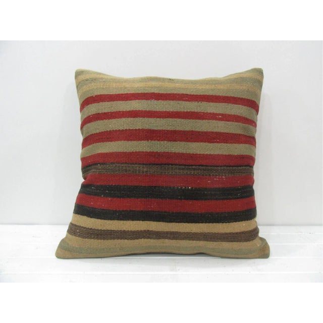 Turkish Handmade Pillow Cover For Sale - Image 4 of 4