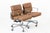Brown Eames for Herman Miller Aluminum Group Office Chairs in Vegan Leather by Schumacher For Sale - Image 8 of 12