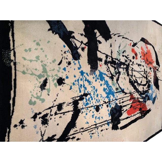 Textile Vintage Scandinavian Ege Art Line Robert Jacobsen Rug For Sale - Image 7 of 12