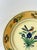 HB Quimper Odetta Early 19th Century Quimper France Hand-Painted Butter Yellow, Mustard, Bird and Blue Floral Plates - Set of 3 For Sale - Image 4 of 8