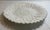 Tiffany & Co. white blanc de chine Majolica sunflower platter. Made in Italy. 12.5" Dia x 1.5" H.