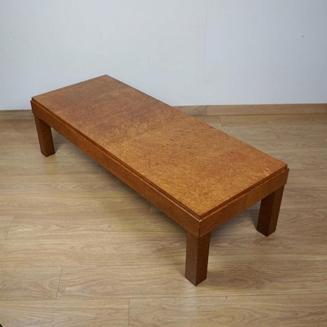 Art Deco Lacewood and Maple Coffee Table, 1930s For Sale - Image 6 of 6