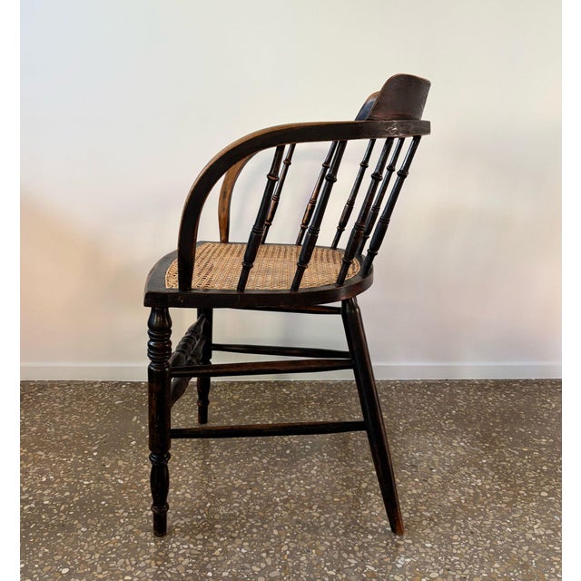 Late 19th Century Antique Victorian Elbow Chair, 1880 For Sale - Image 5 of 11