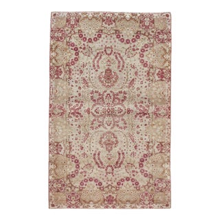 Galerie Shabab Collection Early 20th Century Persian Lavar Kerman Throw Rug For Sale