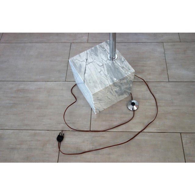 Italian Arc Floor Lamp in the style of Guzzini, 1970s For Sale - Image 13 of 17