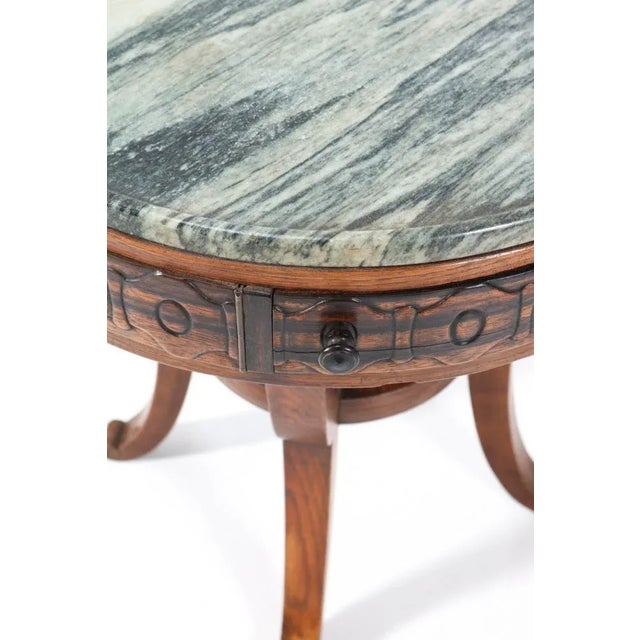 Stunning and rare Art Deco Amsterdamse School coffee table. Design by 't Woonhuys Amsterdam. Striking Dutch design from...