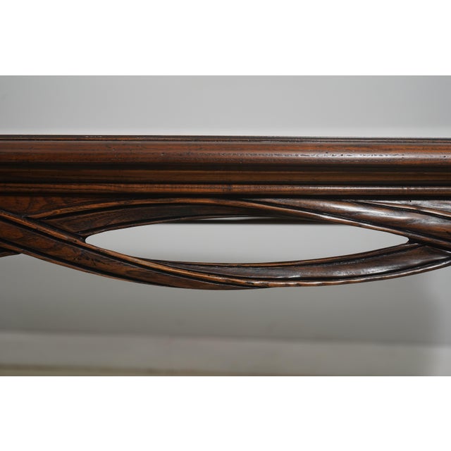Henredon French Style Walnut Dining Room Table For Sale In Philadelphia - Image 6 of 18