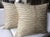 Contemporary Brunschwig and Fils “Pewter” Le Zebre Tan Pillows - a Pair For Sale - Image 3 of 6
