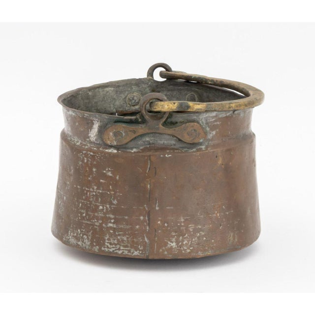18th Century Antique Copper and Brass Cauldrons, 2 For Sale - Image 5 of 15