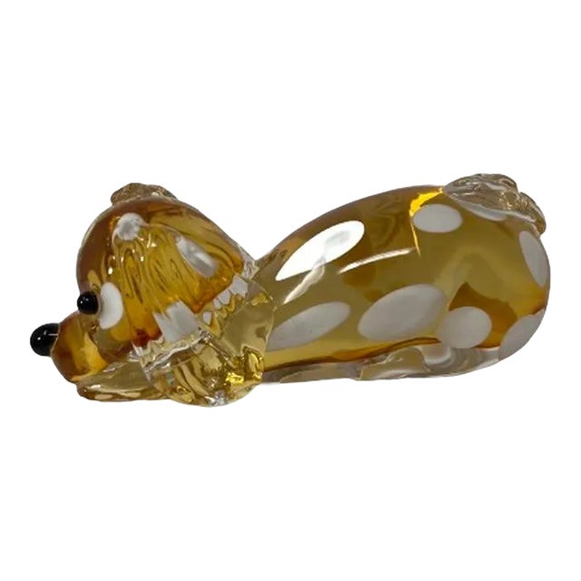 Murano Glass Dog For Sale