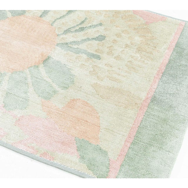 Textile Modern Silk Fragment Runner by Doris Leslie Blau For Sale - Image 7 of 8