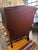Brown Vintage Chesterfield Style Leather Wingback Chair For Sale - Image 8 of 11