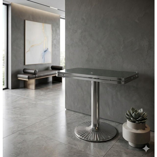 Mid-Century Modern Glass Console Table by Allegri, Italy, 1970s For Sale - Image 3 of 16