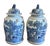 Contemporary Large Arbor Chinoiserie Temple Jars - a Pair For Sale - Image 4 of 5