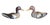 Antique Hand Painted Wooden Duck Decoys Made in Spain - A Pair For Sale - Image 11 of 18