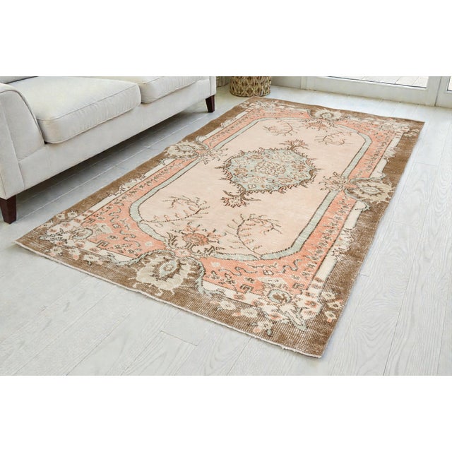 Ethnic Vintage Wool Carpet For Sale - Image 6 of 10