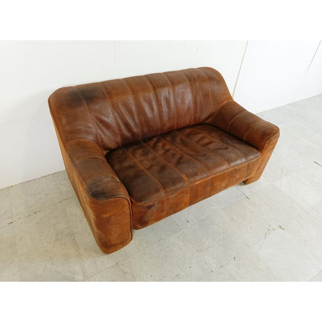 Mid-Century Modern Ds44 Sofa Set from de Sede, 1960s, Set of 2 For Sale - Image 3 of 11