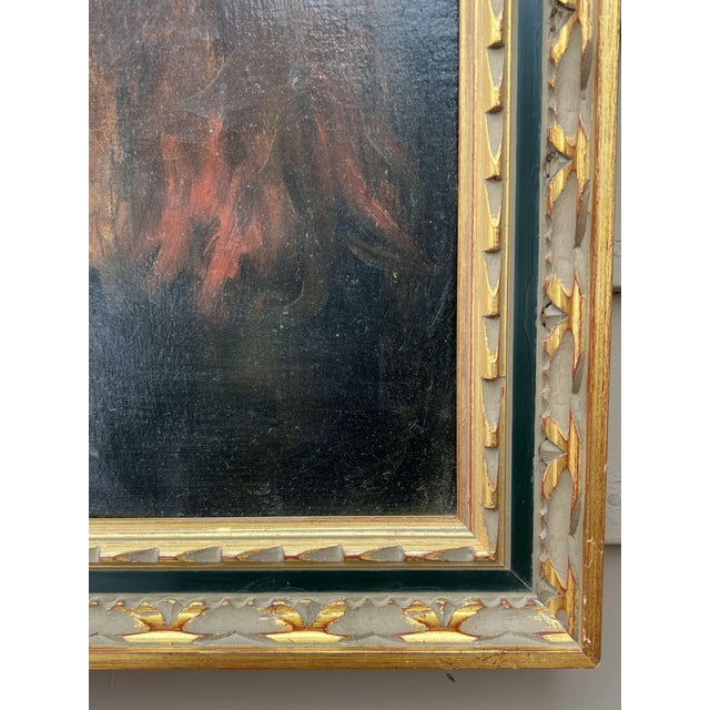Green Late 20th Century African American Artist Charles Bohannah (1910- 1985) Oil Painting, Portrait For Sale - Image 8 of 10