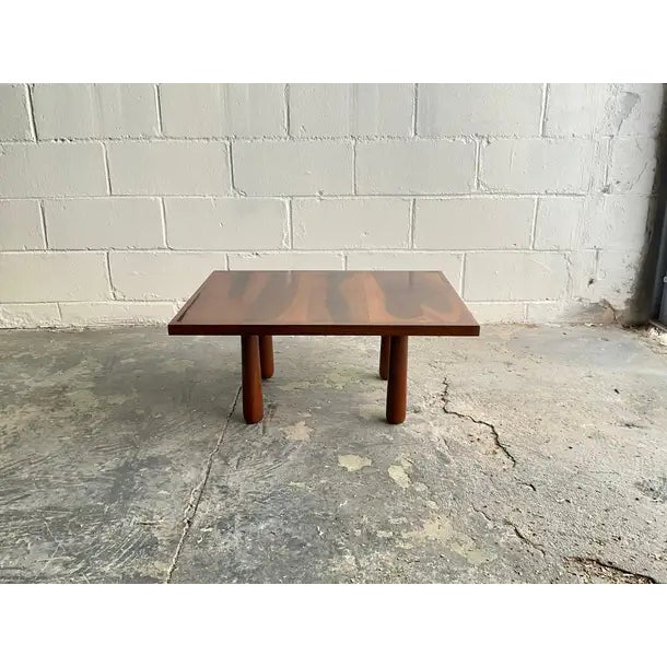 Japanese Handmade “Oikado” Low Table in Black Walnut by Montaperto Studios, 2023 For Sale - Image 3 of 12