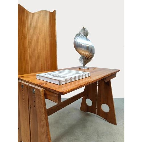 Wood Vintage Swedish Height Adjustable Desk by Gilbery Marklund, 1970s For Sale - Image 7 of 7