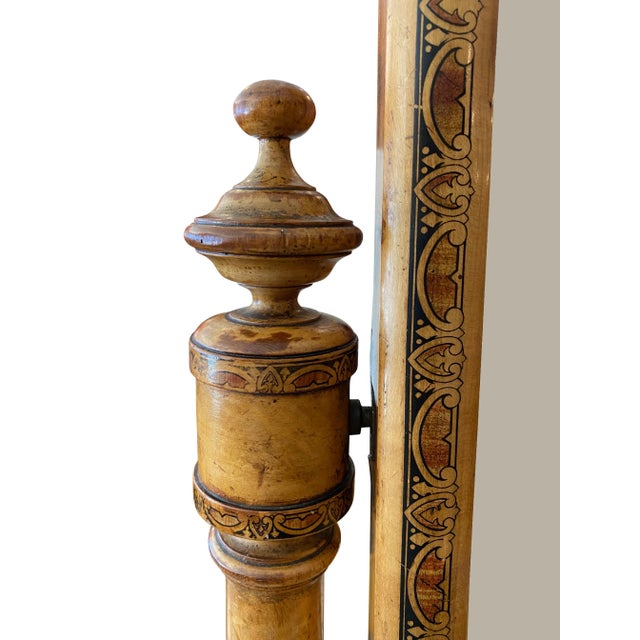 Scottish Cheval Table Dressing Mirror For Sale In Boston - Image 6 of 12