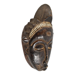 Early 20th Century Yaure Baule Portrait Mask Côte d'Ivoire
