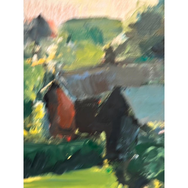 Mid 20th Century Kenneth Abrahamsson, Landscape, 1950s, Oil on Canvas, Framed For Sale - Image 5 of 16