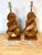 Late 20th Century Christopher Guy Style Tortoiseshell Lacquer Spiral Polyhedron Lamps - a Pair For Sale - Image 4 of 11