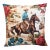 Western Galloping Cowboy & Horse Feather/Down Pillow For Sale