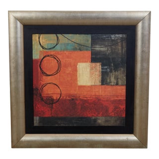 1990s Giclee Abstract/Art Deco Framed Paiting For Sale