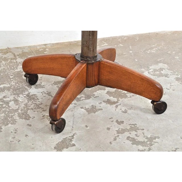 Vintage Desk Chair on Wheels by Albert Stoll for Stoll Giroflex, 1930s For Sale - Image 4 of 13