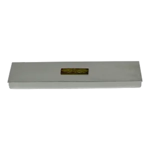 Vintage 1930's Art Deco Kensington Aluminum & Brass Compartmentalized Box by Kensington