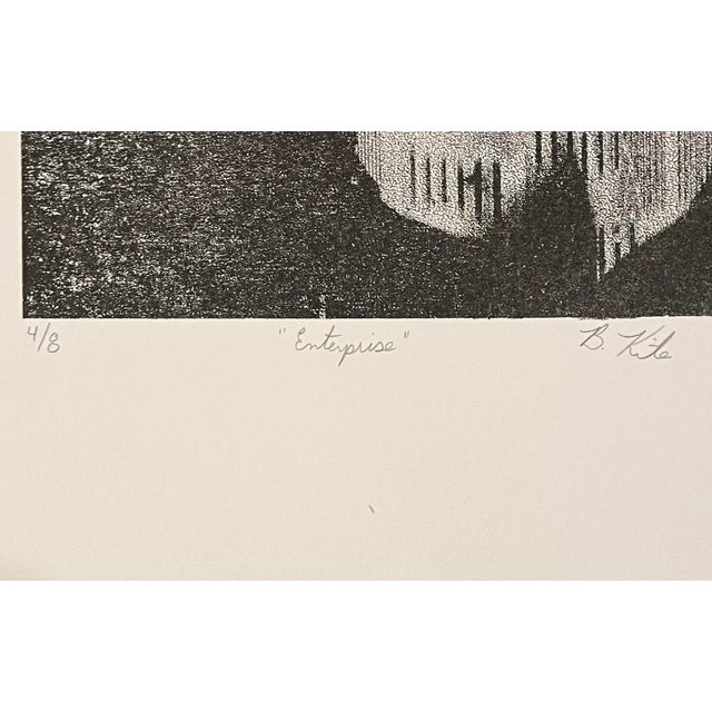 Contemporary Enterprise Female Nude Lithograph by Kite For Sale - Image 3 of 4