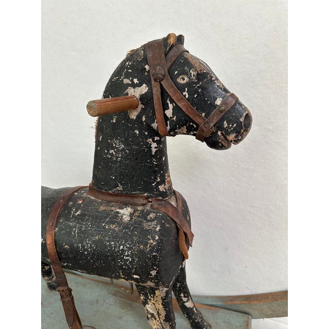 Primitive Antique Rocking Horse For Sale In Washington DC - Image 6 of 11