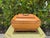 English Vintage 13” Leather Decorative Box With Gilt Tooling For Sale - Image 3 of 12