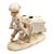 Porcelain Boy with Wheelbarrow Posy Holder by Krister Waldenburg for KPM, Germany, 1910 For Sale - Image 5 of 13