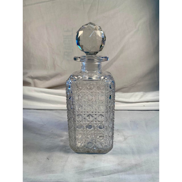 Antique, English, Hobnail, Decanter For Sale - Image 4 of 10