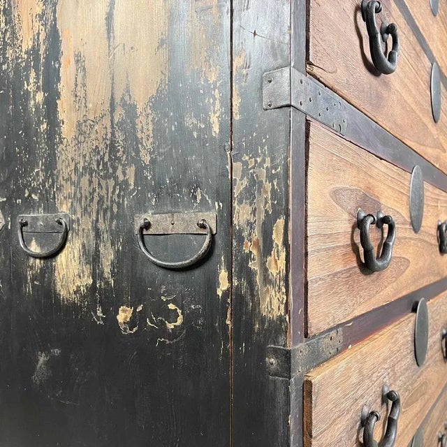 Traditional Japanese Kimono Chest of Drawers, 1890s For Sale - Image 5 of 11