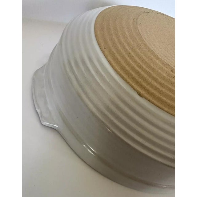 Mid Century Japanese Ceramic Donabe Cooking Vessel Casserole Stoneware Lidded Pot Vintage For Sale - Image 12 of 12