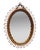1960s Oval Rattan Wall Mirror in the style of Olaf Von Bohr, Italy, 1960s For Sale - Image 5 of 9