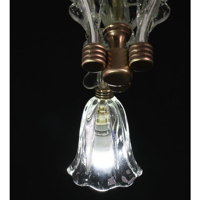 Charming Art Decò Chandelier by Barovier E Toso, 1940s For Sale - Image 10 of 16