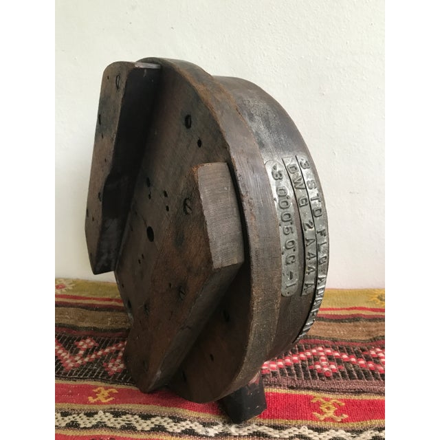 Red Found Art Factory Mold Sculpture - 1940s For Sale - Image 8 of 9