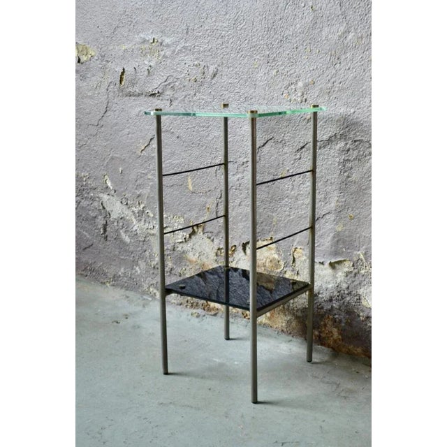 Mid-Century Modern Mid-Century Table in Metal and Glass, 1950s For Sale - Image 3 of 6