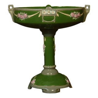Art Nouveau Glazed Centrepiece from Eichwald, 1890s For Sale