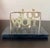 Brass Vintage Do It Now Marble and Brass Mail Paper Holder Desk Accessory For Sale - Image 8 of 12