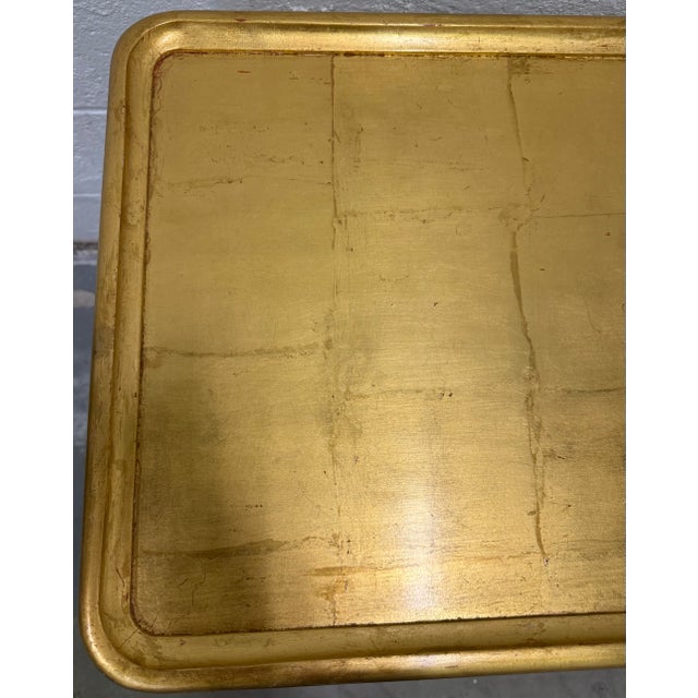 Vintage Louis XV Style/ Reproduction Giltwood Side Table For Sale - Image 10 of 12
