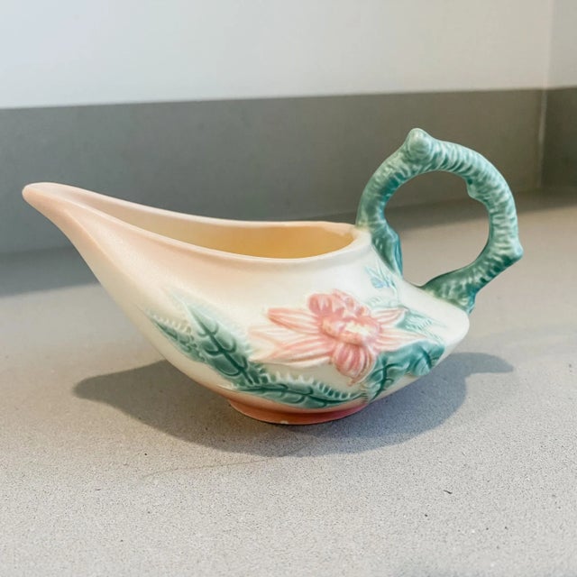 Ceramic Hull Vintage Woodland Art Matte Creamer W27, 1950 For Sale - Image 7 of 7