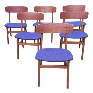 Mid-Century Danish Teak Dining Chairs from Farstrup, 1960s, Set of 6 For Sale